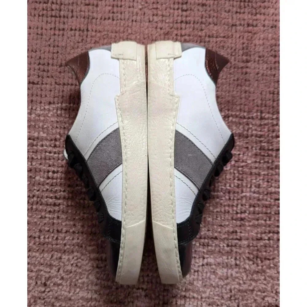 L'idea By Lori Leather Sneakers Size 38/7.5 - Picture 3 of 6